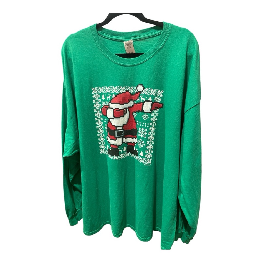 Ugly Christmas Shirt, Dancing Santa, Disco Santa, Mens 3XL